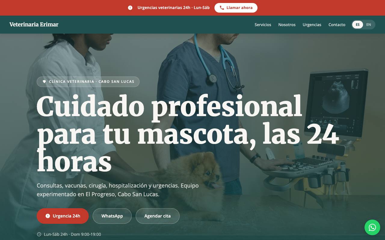 Veterinary Clinic website